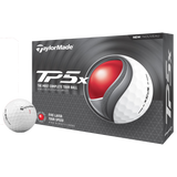 White TaylorMade TP5X Golf Ball