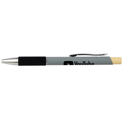 Recycled Aluminum Pen Featuring a Velvet Grip