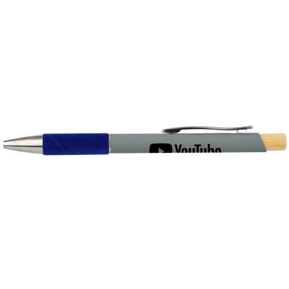 Recycled Aluminum Pen Featuring a Velvet Grip