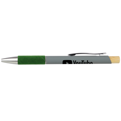 Recycled Aluminum Pen Featuring a Velvet Grip