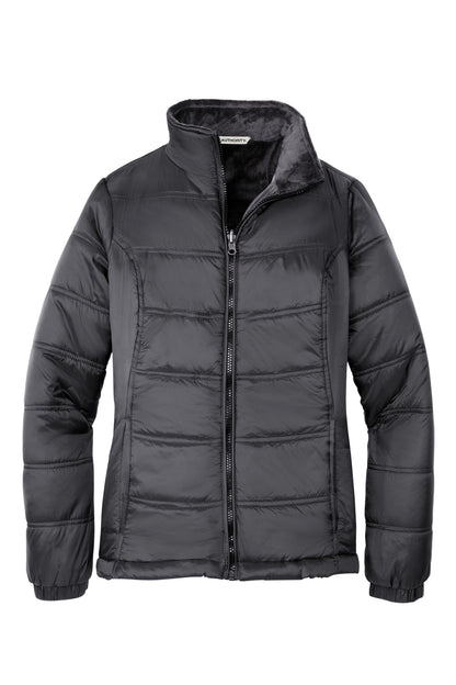 Ad Blu/Blk/Gry Port Authority Women's Colorblock 3-in-1 Jacket. L321