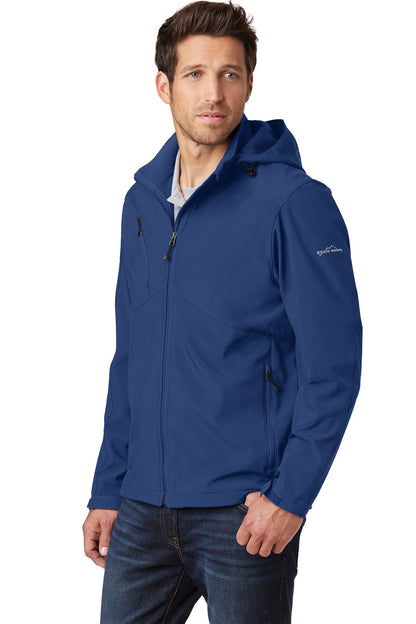 Admiral Blue Eddie Bauer Hooded Soft Shell Parka. EB536