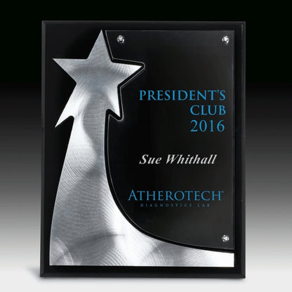 The Rising Star Plaque - 4 Color Process - (8" x 10" x 3/4")
