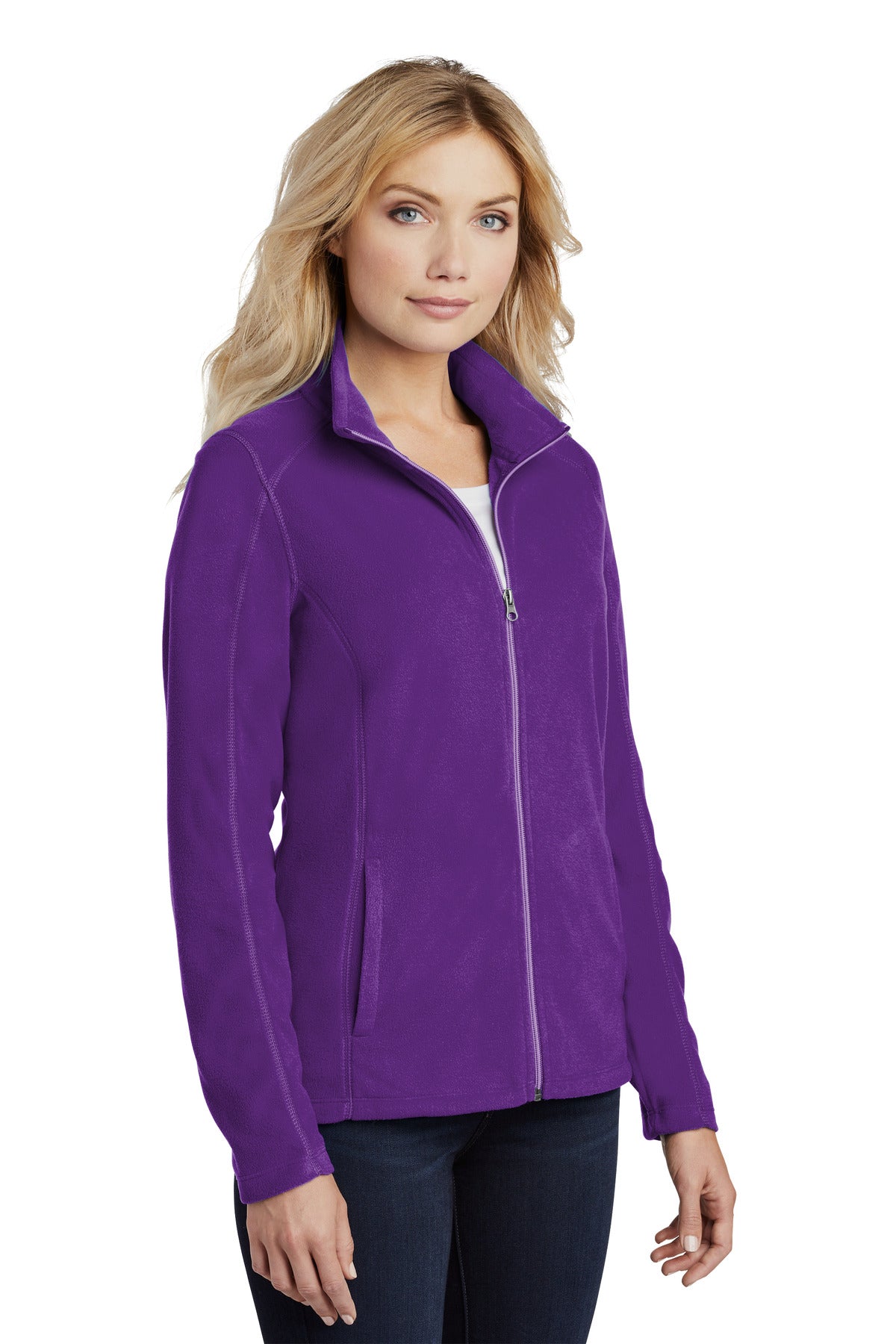 Amethyst Purpl Port Authority Women's Microfleece Jacket. L223