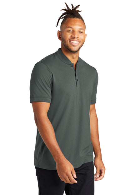AnchorGrey Mercer+Mettle Stretch Pique Henley MM1008