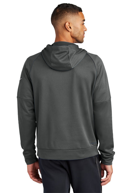 Anthracite Nike Therma-FIT Pocket 1/4-Zip Fleece Hoodie NKFD9742