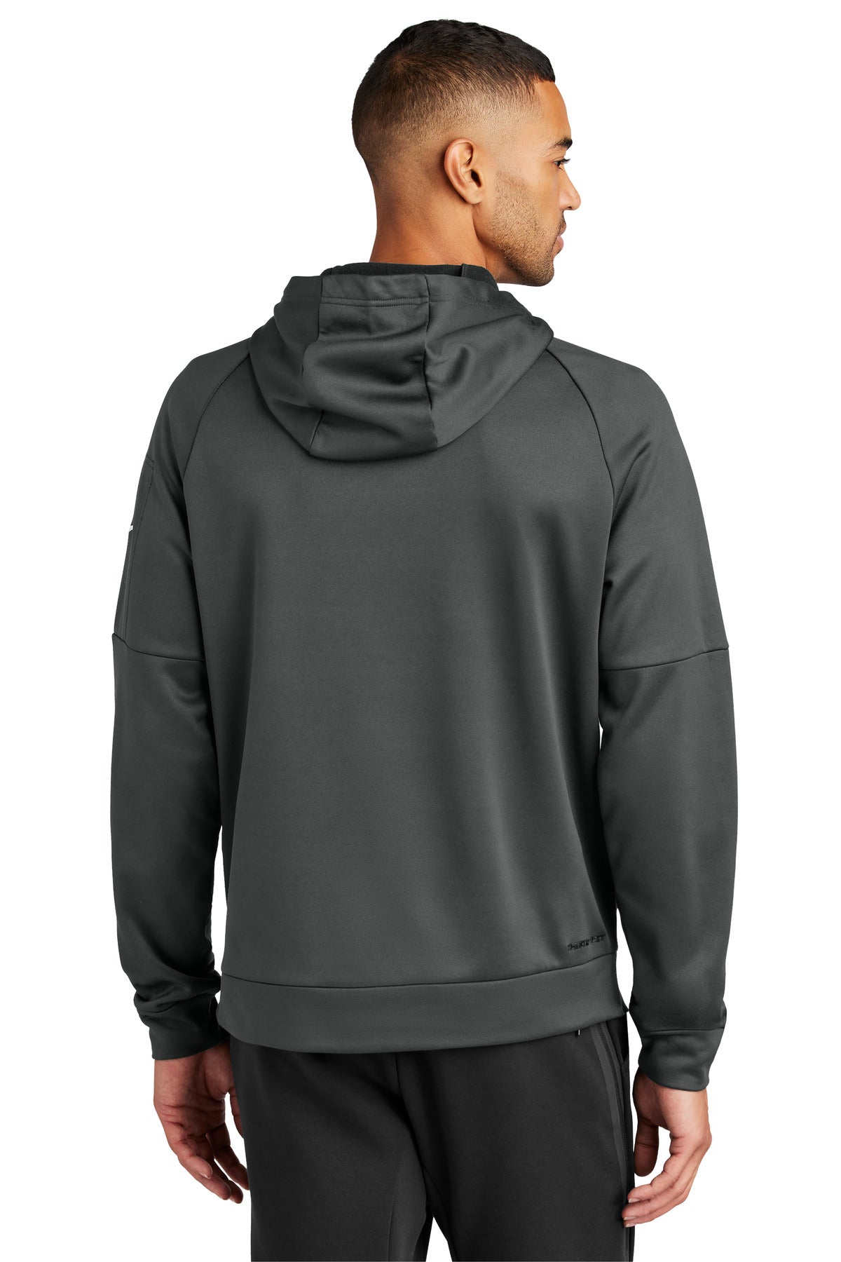 Anthracite Nike Therma-FIT Pocket Pullover Fleece Hoodie NKFD9735