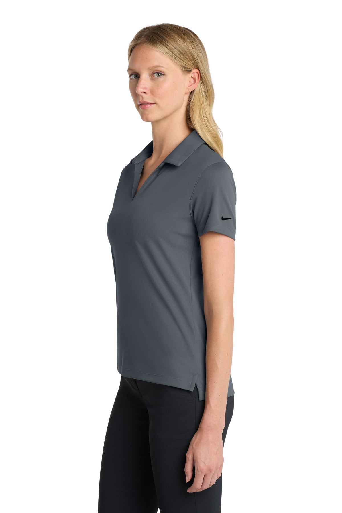 Anthracite Nike Women's Dri-FIT Micro Pique 2.0 Polo NKDC1991