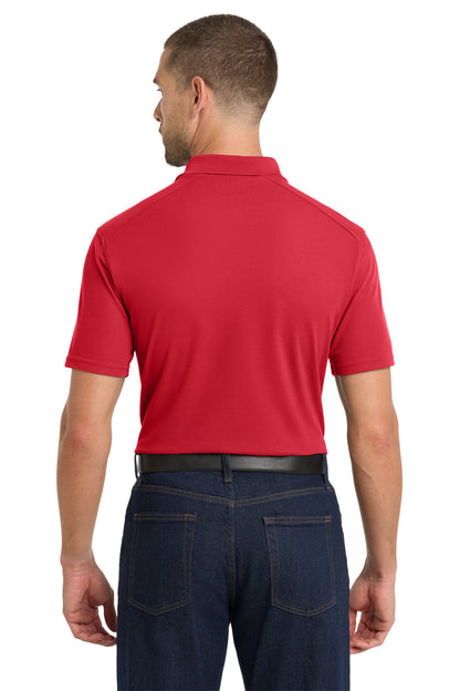 Apple Red Port Authority EZPerformance Pique Polo. K600