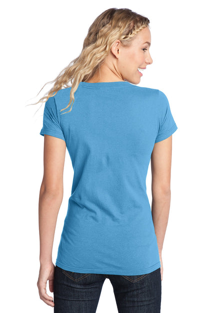 Aquatic Blue District Women's Fitted The Concert Tee DT5001