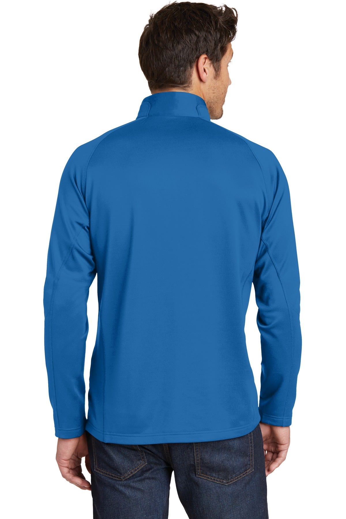 Ascent Blue Eddie Bauer 1/2-Zip Performance Fleece. EB234