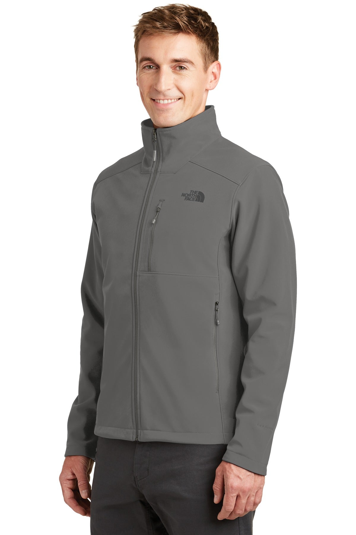 Asphalt Grey The North Face Apex Barrier Soft Shell Jacket. NF0A3LGT