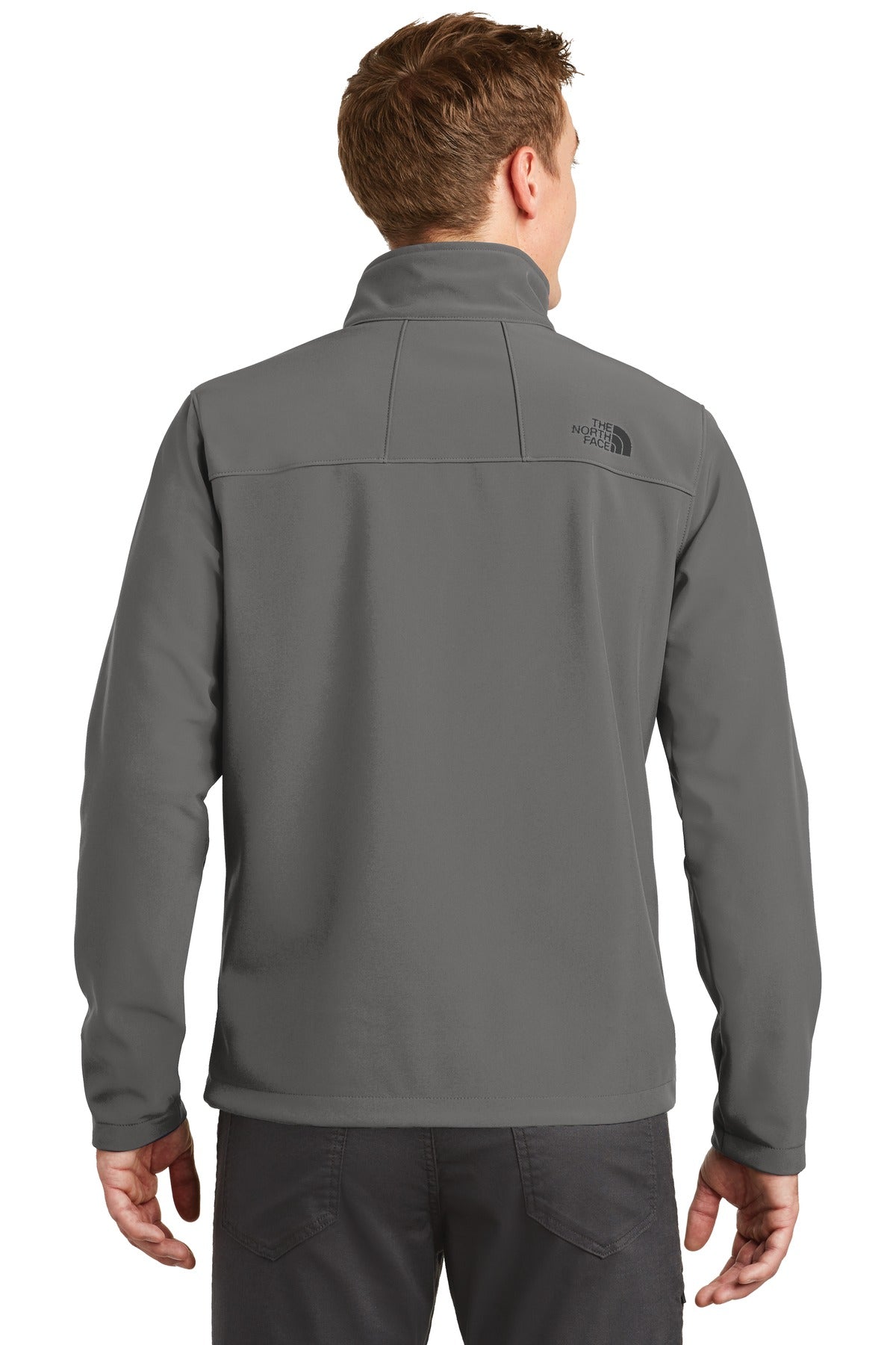 Asphalt Grey The North Face Apex Barrier Soft Shell Jacket. NF0A3LGT