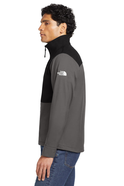 Asphalt Grey The North Face Castle Rock Soft Shell Jacket. NF0A552Z