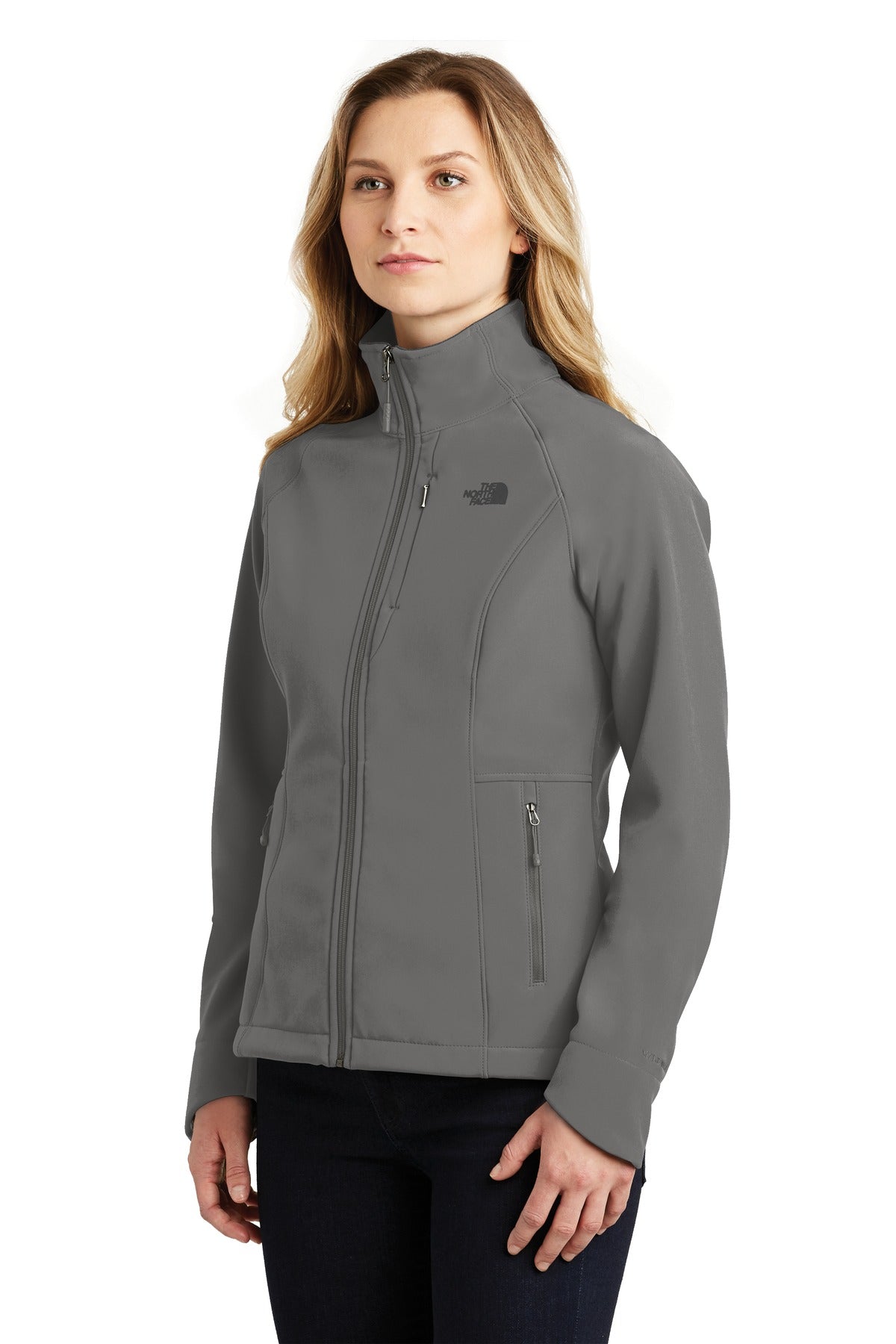 Asphalt Grey The North Face Women's Apex Barrier Soft Shell Jacket. NF0A3LGU