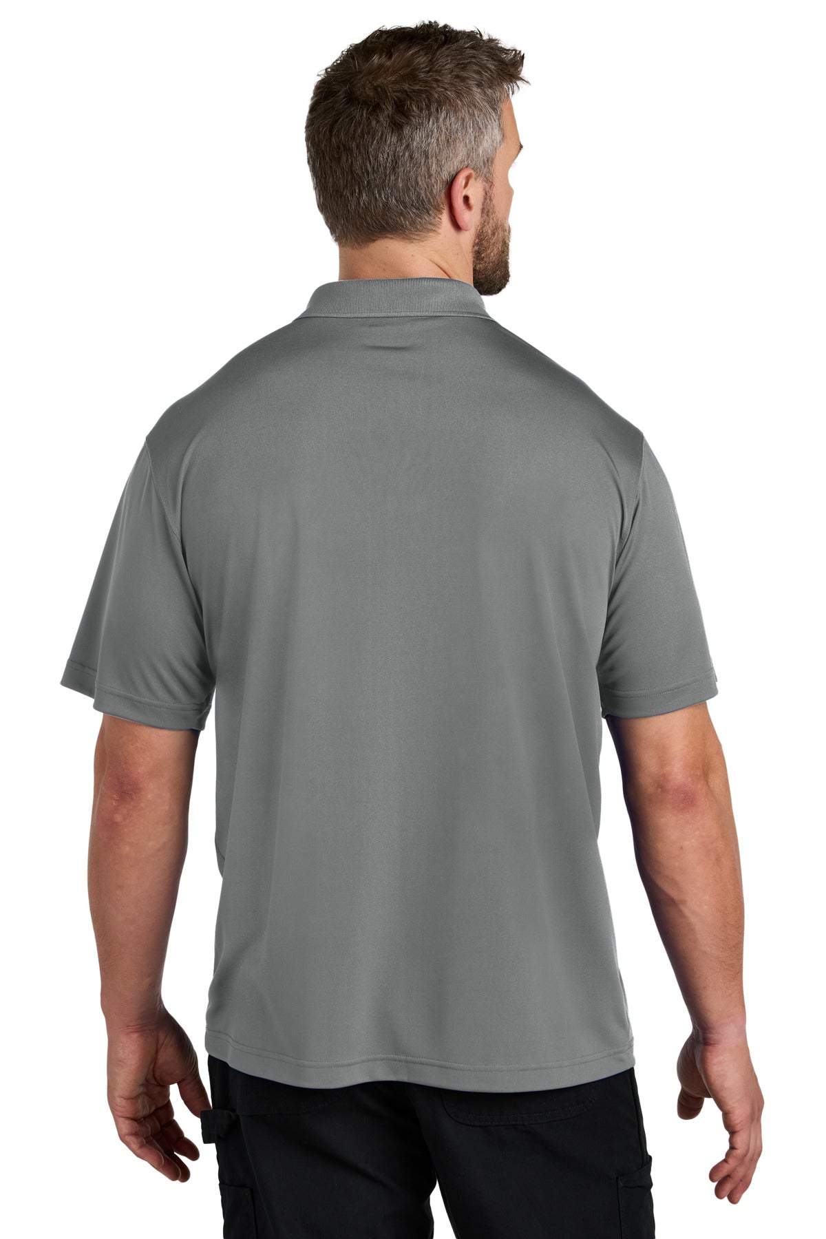 AsphaltGry Carhartt Force Snag-Resistant Pocket Polo CT106880