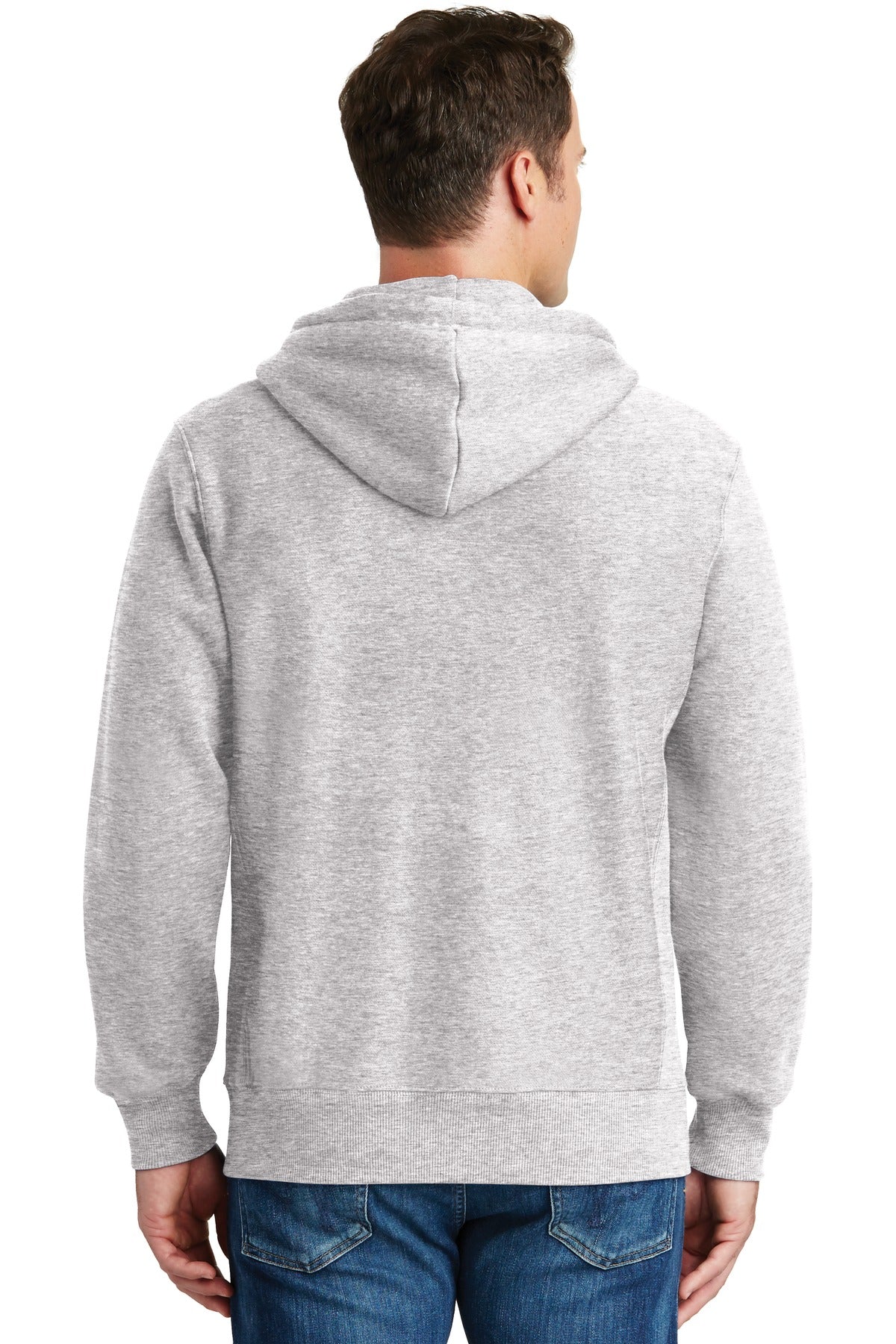 Ath Heather Sport-Tek Super Heavyweight Full-Zip Hooded Sweatshirt. F282