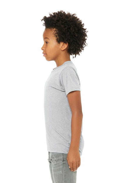 Athl Grey Tb BELLA+CANVAS Youth Triblend Short Sleeve Tee. BC3413Y