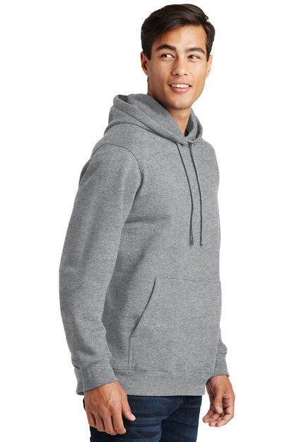 Athl Heather Port & Company Fan Favorite Fleece Pullover Hooded Sweatshirt. PC850H