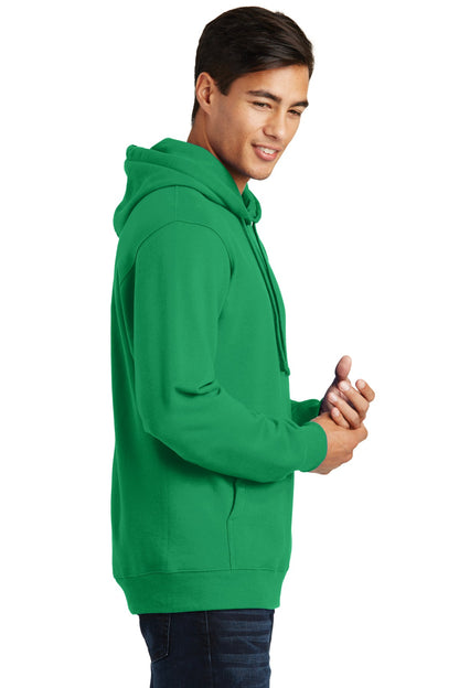 Athl Kelly Port & Company Fan Favorite Fleece Pullover Hooded Sweatshirt. PC850H