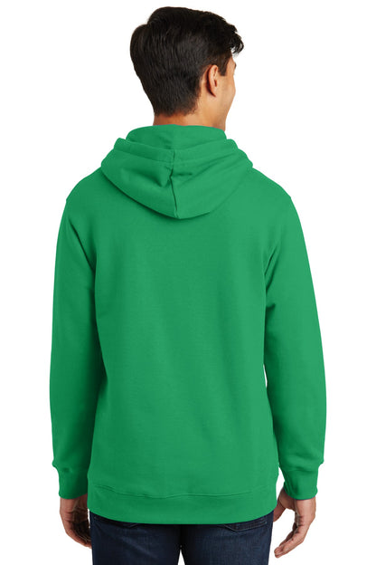 Athl Kelly Port & Company Fan Favorite Fleece Pullover Hooded Sweatshirt. PC850H