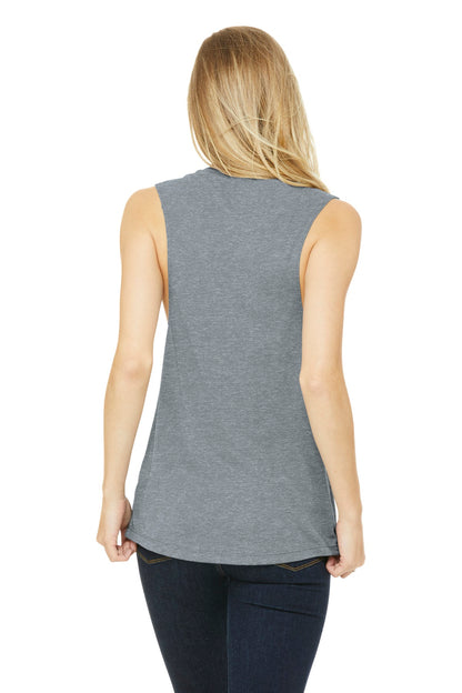 Athletic Ht BELLA+CANVAS Women's Flowy Scoop Muscle Tank. BC8803