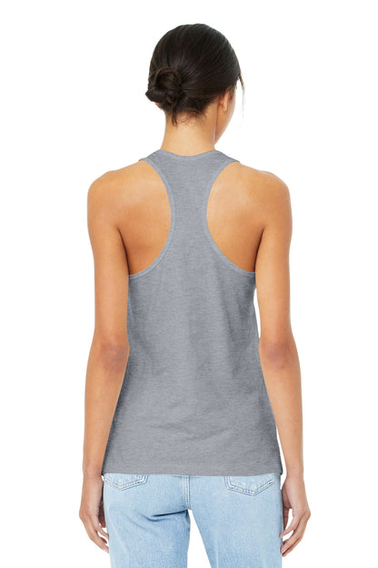 Athletic Ht BELLA+CANVAS Women's Jersey Racerback Tank. BC6008