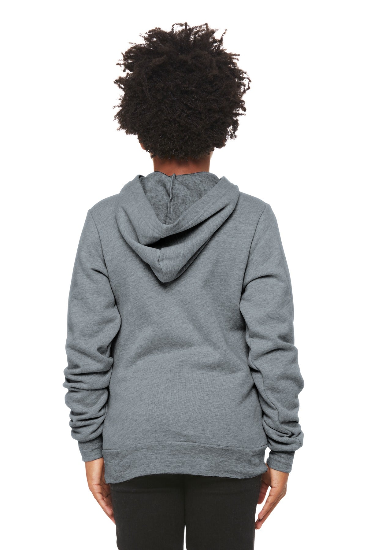 Athletic Ht BELLA+CANVAS Youth Sponge Fleece Pullover Hoodie BC3719Y