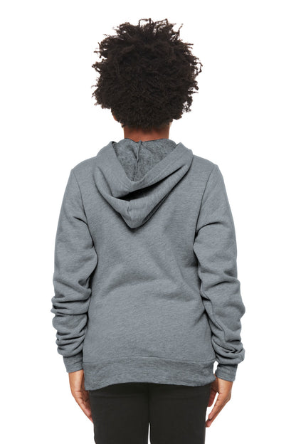Athletic Ht BELLA+CANVAS Youth Sponge Fleece Pullover Hoodie BC3719Y