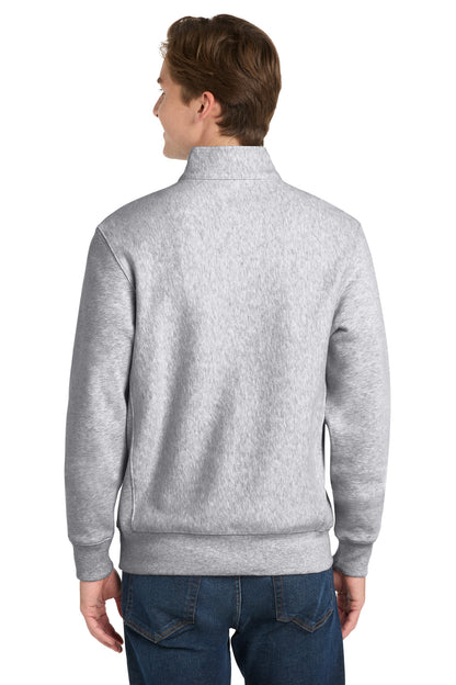 Athletic Hthr Sport-Tek Super Heavyweight 1/4-Zip Pullover Sweatshirt. ST283