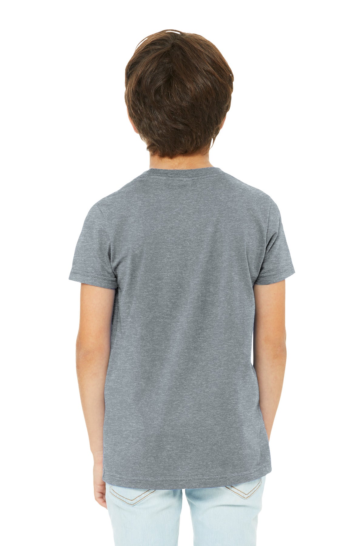 AthlHthr BELLA+CANVAS Youth Heather CVC Tee BC3001YCVC