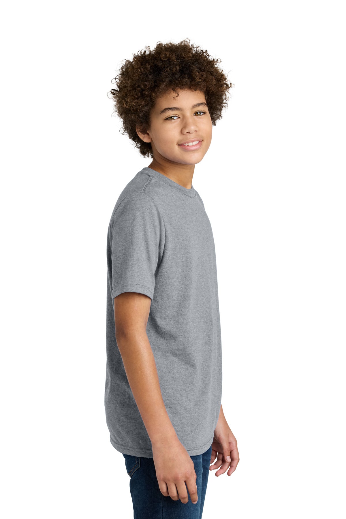 AthlHthr Port & Company Youth CVC Tee PC340Y