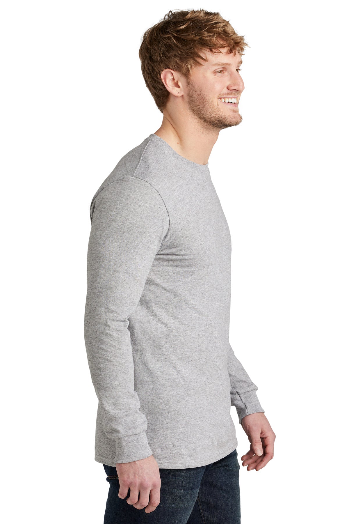 AthlHthr Volunteer Knitwear All-American Long Sleeve Tee VL100LS