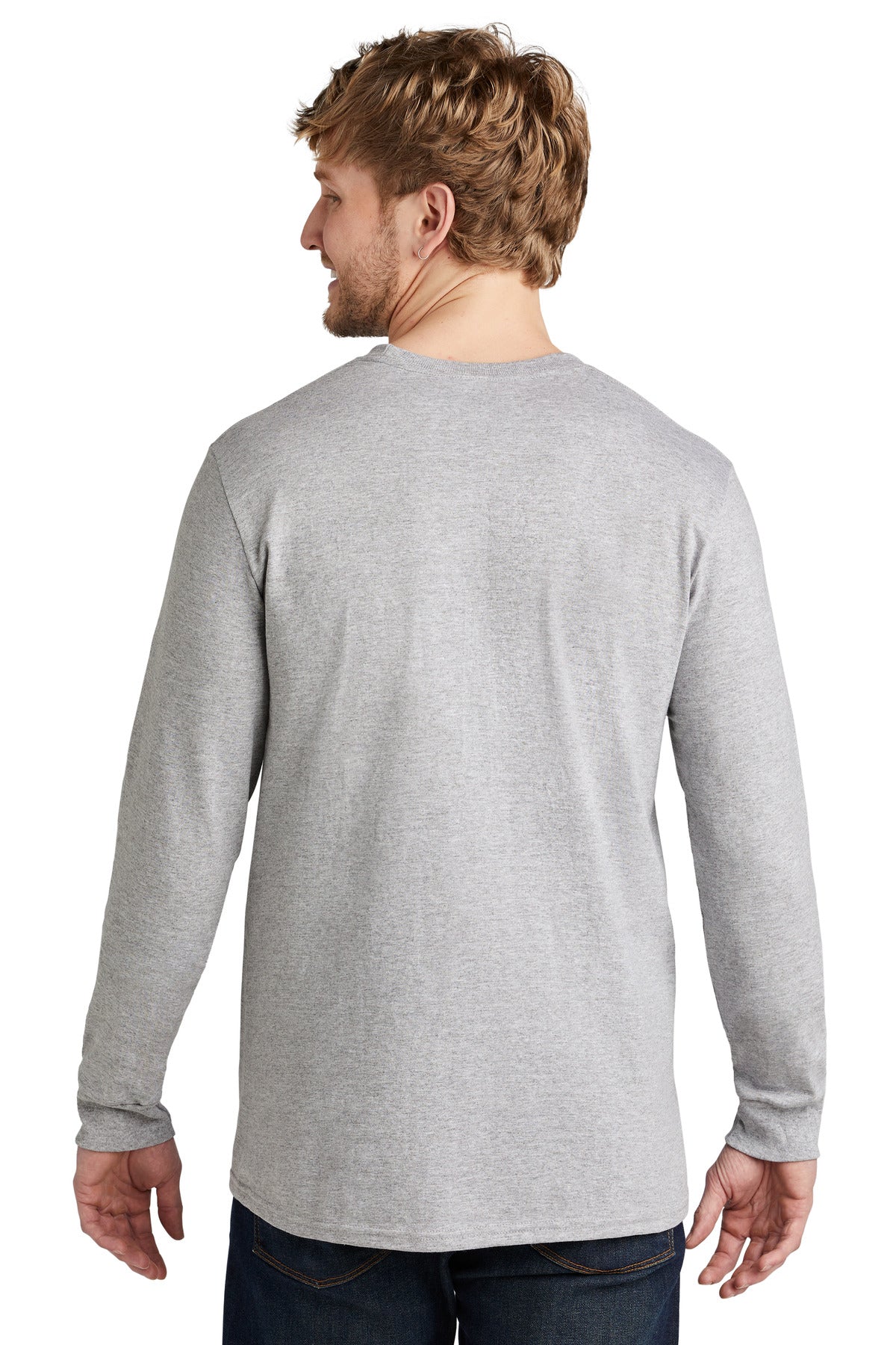 AthlHthr Volunteer Knitwear All-American Long Sleeve Tee VL100LS