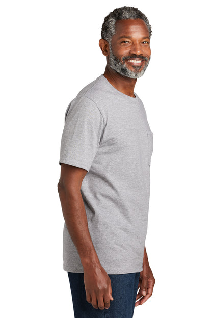 AthlHthr Volunteer Knitwear All-American Pocket Tee VL100P