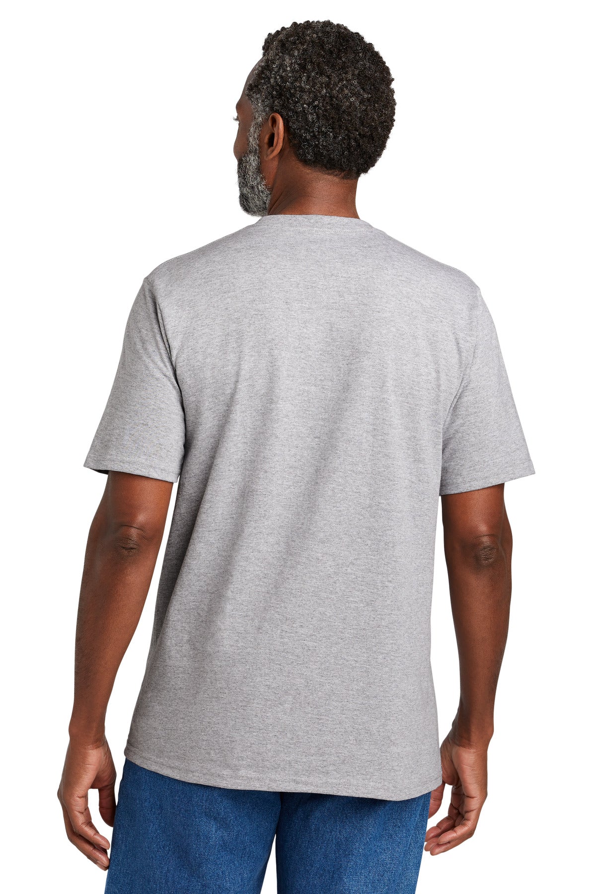 AthlHthr Volunteer Knitwear All-American Pocket Tee VL100P