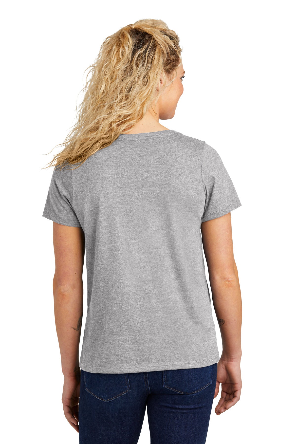 AthlHthr Volunteer Knitwear Women's Daily V-Neck Tee LVL45V