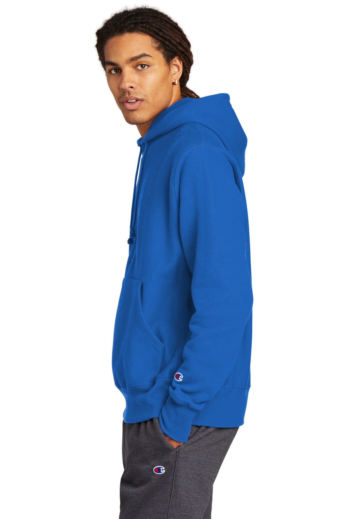 AthlRoyal Champion Reverse Weave Hooded Sweatshirt S101