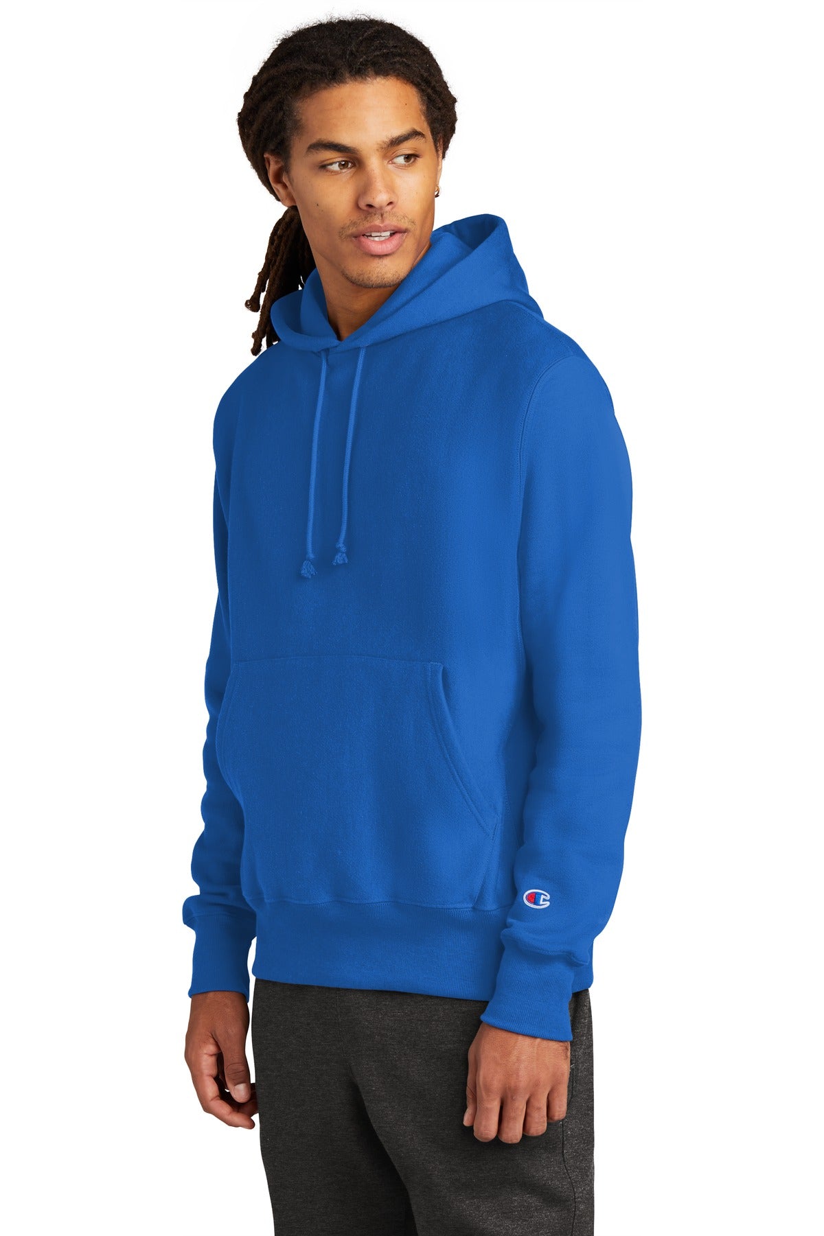 AthlRoyal Champion Reverse Weave Hooded Sweatshirt S101