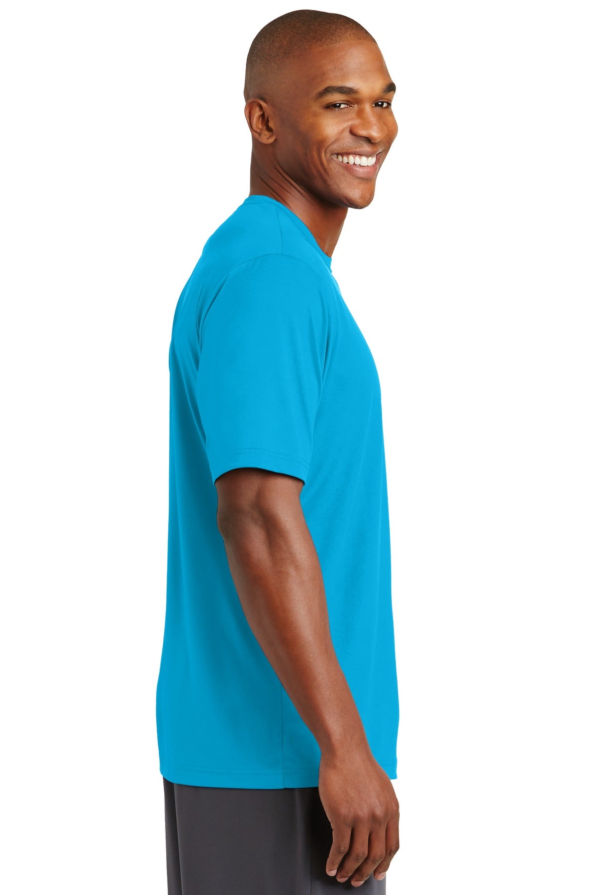 Atomic Blue Sport-Tek PosiCharge Tough Tee . ST320