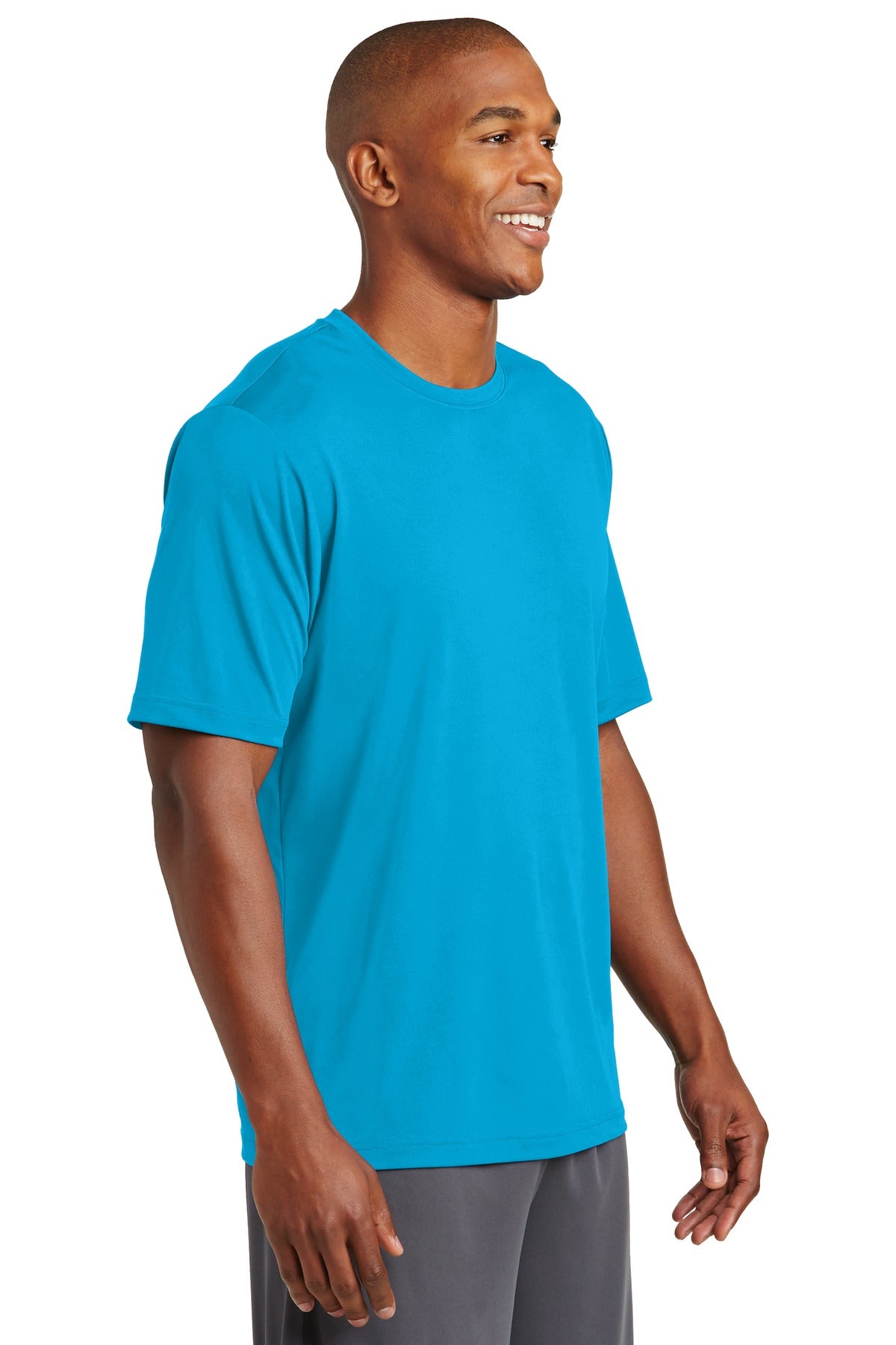 Atomic Blue Sport-Tek PosiCharge Tough Tee . ST320