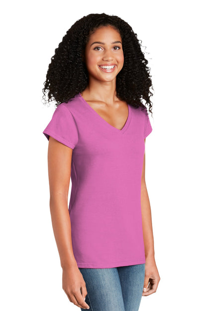 Azalea Gildan Softstyle Women's Fit V-Neck T-Shirt. 64V00L