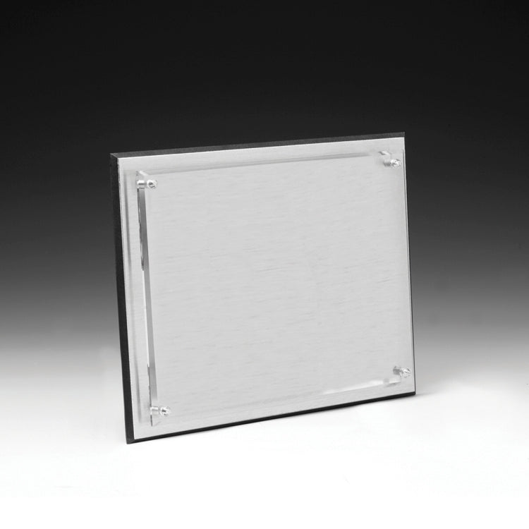Brushed Aluminum 4 Color Process Plaque (8"x10"x1")