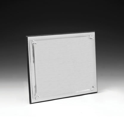 Brushed Aluminum 4 Color Process Plaque (8"x10"x1")