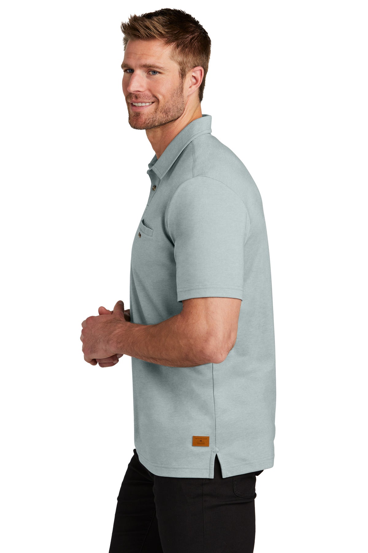 BalsmGrnHt TravisMathew Sunsetters Pocket Polo TM1MZ344