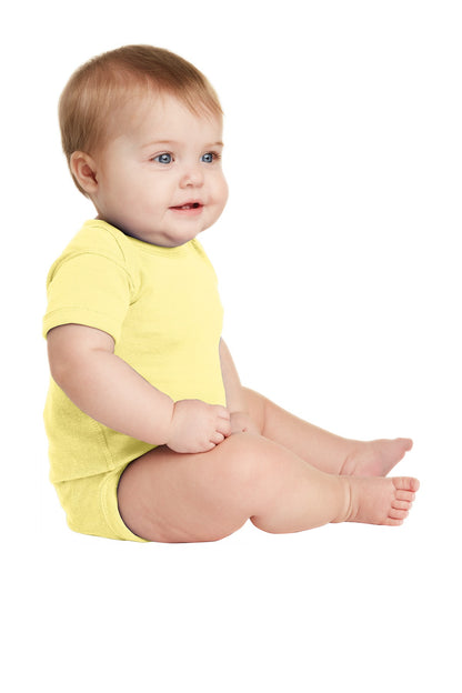 Banana Rabbit Skins Infant Short Sleeve Baby Rib Bodysuit. RS4400