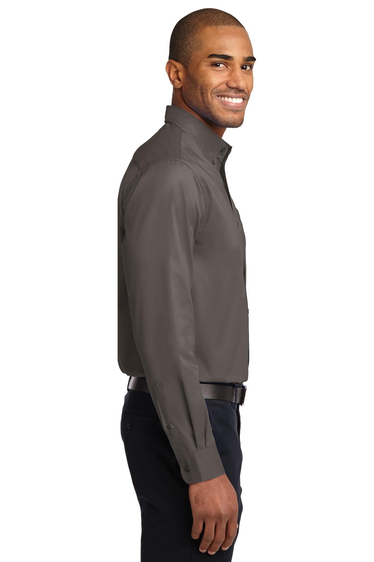 Bark Port Authority Extended Size Long Sleeve Easy Care Shirt S608ES