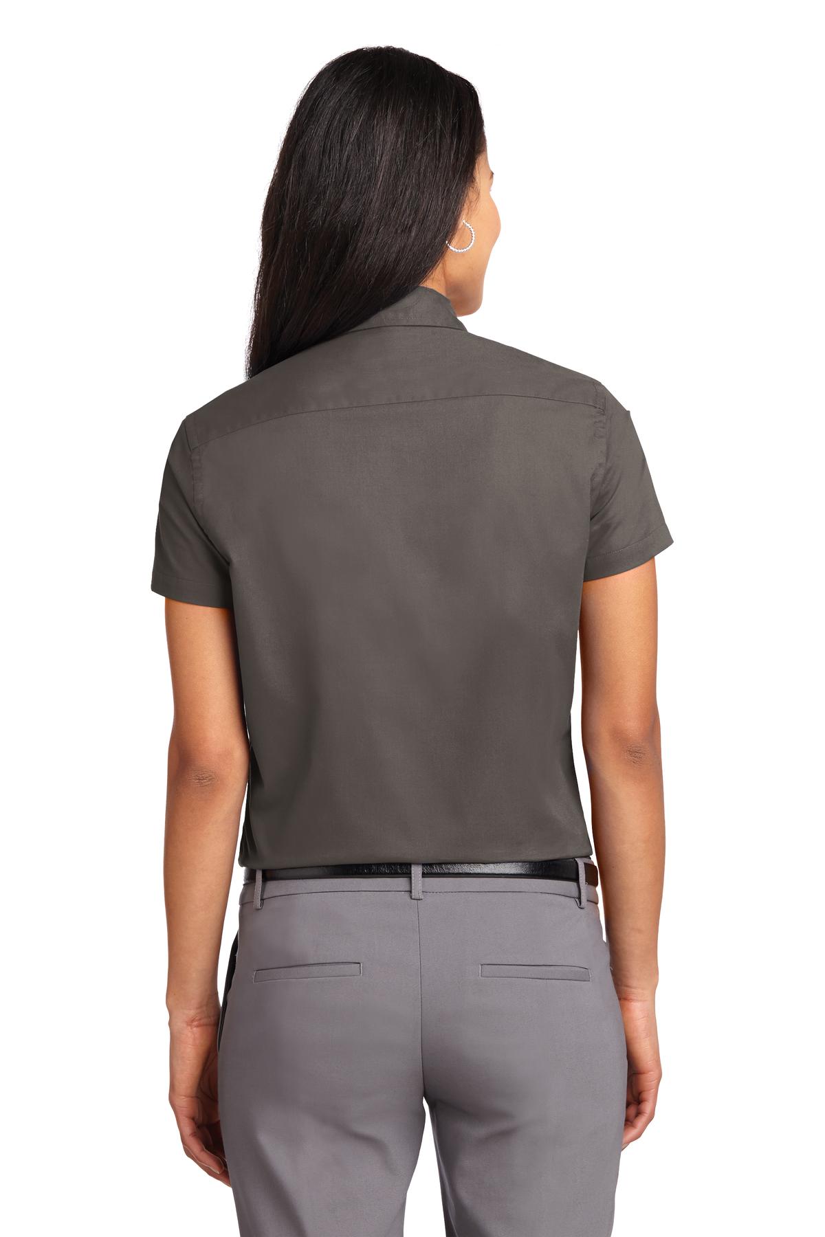 Bark Port Authority Women's Short Sleeve Easy Care Shirt. L508