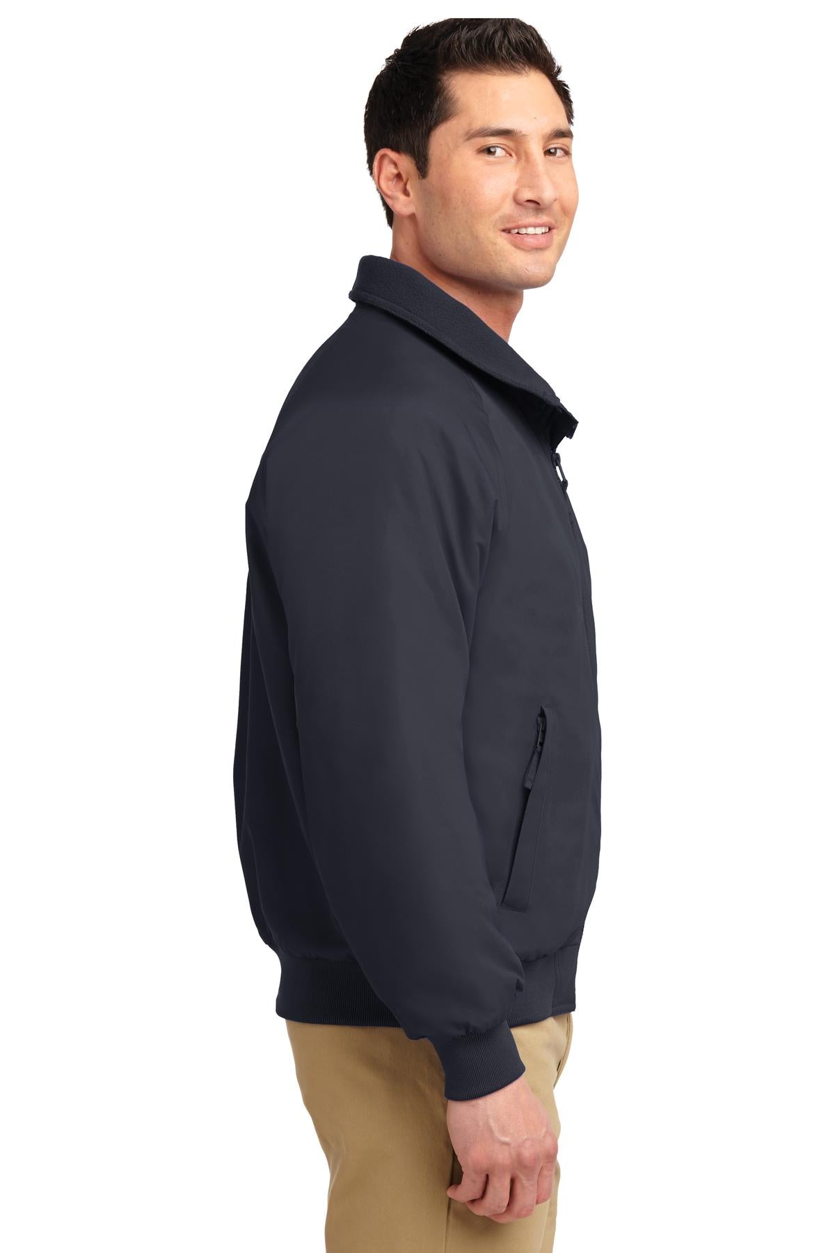 Batlshp Grey Port Authority Charger Jacket. J328