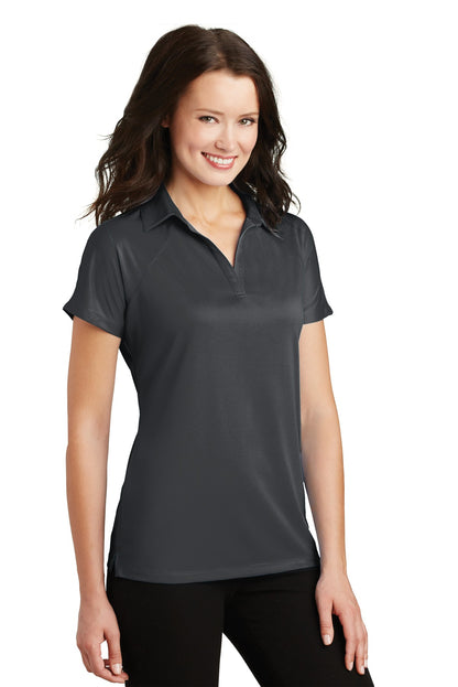Battleship Gry Port Authority Women's Crossover Raglan Polo. L575